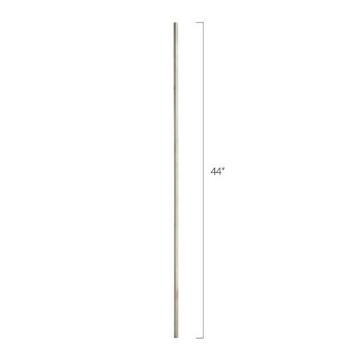 Stainless Steel Tube Spindles - 1/2 in. Square Series - Plain (Discount Metal Balusters America)