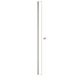 Satin Stainless Steel Tube Spindles - 3/4 in. Round - Plain