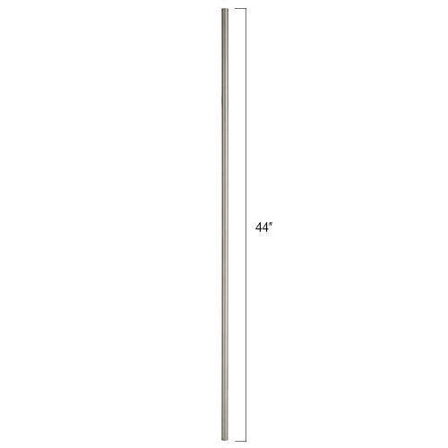 Satin Stainless Steel Tube Spindles - 3/4 in. Round - Plain (Discount Metal Balusters America)